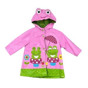 Wippette Kids Frog Raincoat, 12m